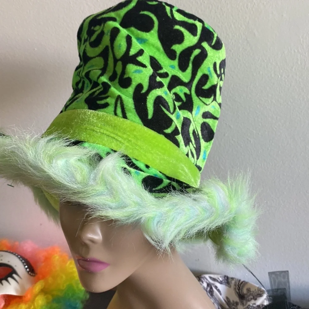 Halloween velvety high hat Alice mad hatter etc
